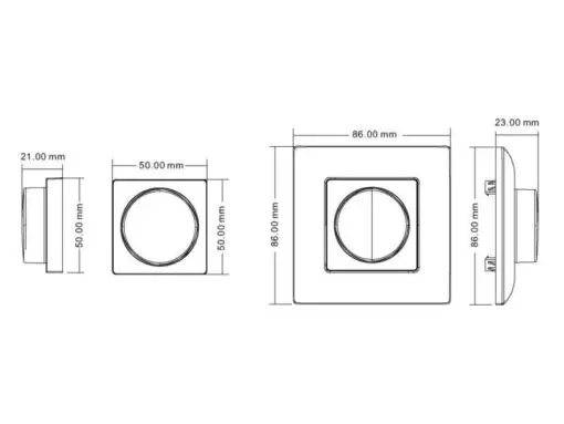 Fernbedienung Fuer Led Wandbilder Mit Dimmfunktion 03 800