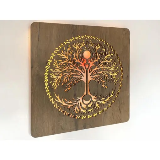 Led Wandbild Herzbaum 6262 05 800