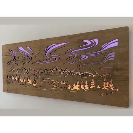 Led Wandbild Polarlicht 12050 05 800