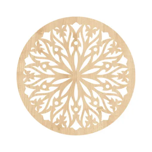 Mandalas aus Holz sind nicht nur kunstvolle Dekorationsstücke, sondern auch Ausdruck von Harmonie und Spiritualität. Jedes Holzmandala erzählt eine einzigartige Geschichte, beginnend mit der Auswahl des Holzes bis hin zur kunstvollen Gestaltung. Diese faszinierenden Kunstwerke werden mit Liebe zum Detail gefertigt. Das natürliche Material verleiht den Mandalas eine warme und beruhigende Ausstrahlung, die jeden Raum in eine Oase der Ruhe verwandelt. Die verschiedenen Holzmaserungen und Farbtöne verleihen jedem Mandala eine individuelle Note, sodass jedes Stück zu einem Unikat wird. Mandalas sind nicht nur ästhetisch ansprechend, sondern haben auch eine tiefe symbolische Bedeutung. Sie repräsentieren oft das Gleichgewicht, die Einheit und die Unendlichkeit des Lebens. Ein Holzmandala kann somit nicht nur den Raum schmücken, sondern auch als inspirierende Erinnerung an die Harmonie im Leben dienen. Die Vielseitigkeit von Holzmandalas zeigt sich auch in ihrer Platzierung. Ob an der Wand hängend, auf einem Tisch stehend oder als zentrales Element in einem Raum platziert - sie passen sich jeder Umgebung an und verleihen ihr eine besondere Note. Diese Kunstwerke sind nicht nur für Liebhaber von Spiritualität und Meditation geeignet, sondern für jeden, der die Schönheit der Natur und die handwerkliche Kunst schätzt. Entdecke die Welt der Holzmandalas und lasse dich von ihrer Schönheit und Tiefe verzaubern. Jedes Stück erzählt eine einzigartige Geschichte und bringt eine harmonische Atmosphäre in jedes Zuhause.