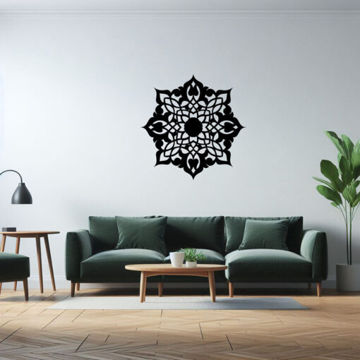 WohndesignPlus - LED-Wandbilder, LED-Tischlampen, LED-Motivuhren und 3D-Motiv-Uhren | Wandschmuck Wanddekoration Mandala 122 05 800 | Mandalas aus Holz sind nicht nur kunstvolle Dekorationsstücke, sondern auch Ausdruck von Harmonie und Spiritualität. Jedes Holzmandala erzählt eine einzigartige Geschichte, beginnend mit der Auswahl des Holzes bis hin zur kunstvollen Gestaltung. Diese faszinierenden Kunstwerke werden mit Liebe zum Detail gefertigt. Das natürliche Material verleiht den Mandalas eine warme und beruhigende Ausstrahlung, die jeden Raum in eine Oase der Ruhe verwandelt. Die verschiedenen Holzmaserungen und Farbtöne verleihen jedem Mandala eine individuelle Note, sodass jedes Stück zu einem Unikat wird. Mandalas sind nicht nur ästhetisch ansprechend, sondern haben auch eine tiefe symbolische Bedeutung. Sie repräsentieren oft das Gleichgewicht, die Einheit und die Unendlichkeit des Lebens. Ein Holzmandala kann somit nicht nur den Raum schmücken, sondern auch als inspirierende Erinnerung an die Harmonie im Leben dienen. Die Vielseitigkeit von Holzmandalas zeigt sich auch in ihrer Platzierung. Ob an der Wand hängend, auf einem Tisch stehend oder als zentrales Element in einem Raum platziert - sie passen sich jeder Umgebung an und verleihen ihr eine besondere Note. Diese Kunstwerke sind nicht nur für Liebhaber von Spiritualität und Meditation geeignet, sondern für jeden, der die Schönheit der Natur und die handwerkliche Kunst schätzt. Entdecke die Welt der Holzmandalas und lasse dich von ihrer Schönheit und Tiefe verzaubern. Jedes Stück erzählt eine einzigartige Geschichte und bringt eine harmonische Atmosphäre in jedes Zuhause.