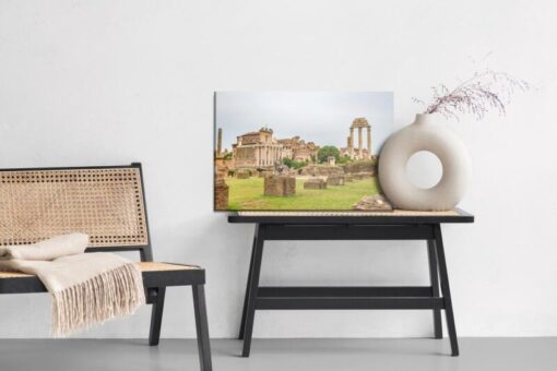Leinwandbild 3D-Ansicht Des Forum Romanum