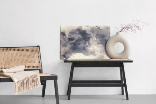 Leinwandbild Abstrakte Dunkle Wolken