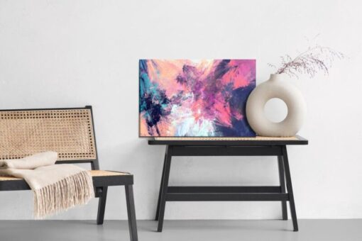 Leinwandbild Abstrakte Farbe
