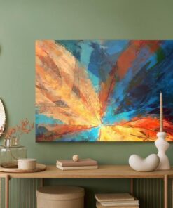 Leinwandbild Abstrakte Farbvariation
