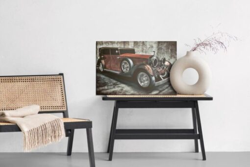 Leinwandbild Altes Fahrzeug