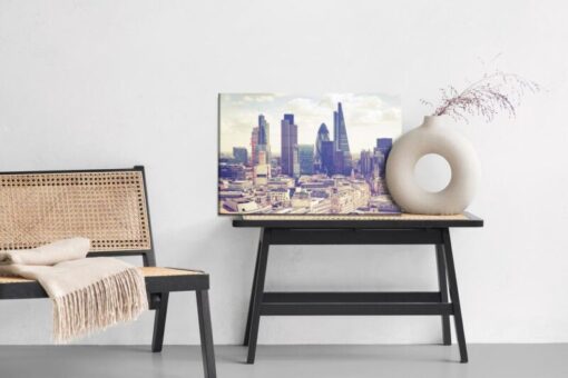 Leinwandbild Ansicht Eines Modernen Londoner Viertels
