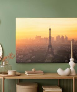 Leinwandbild Ansicht Von Paris