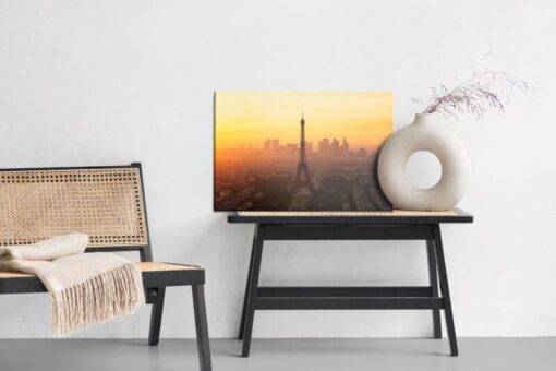 Leinwandbild Ansicht Von Paris