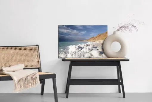 Leinwandbild Blick Vom Toten Meer