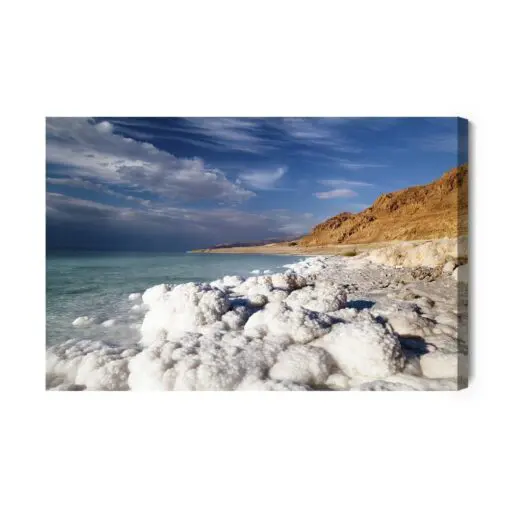 Leinwandbild Blick Vom Toten Meer
