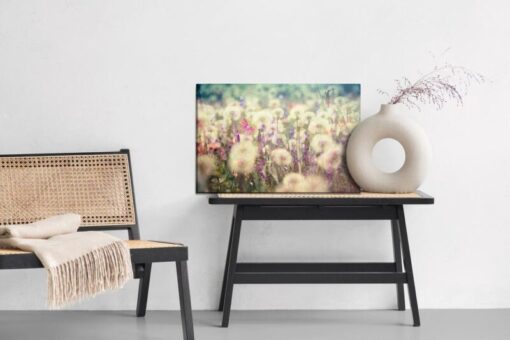Leinwandbild Blumen Auf Der Wiese