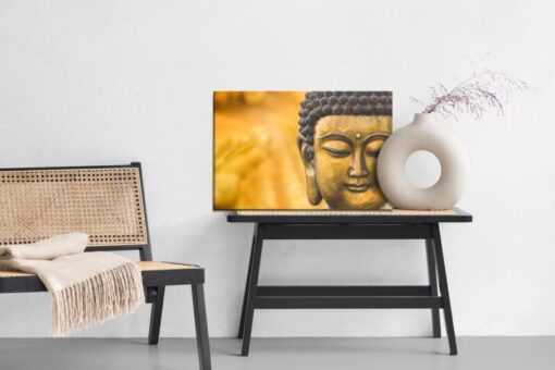 Leinwandbild Buddha-Figur