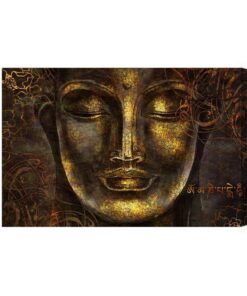 Leinwandbild Buddha-Porträt