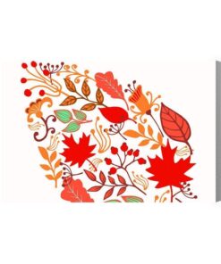 Leinwandbild Bunte Herbstblätter