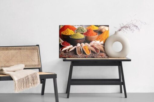 Leinwandbild Bunte Orientalische Gewürze
