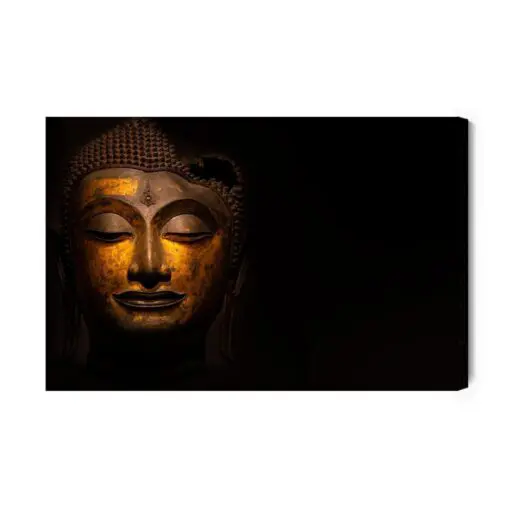 Leinwandbild Das Gesicht Des Buddha