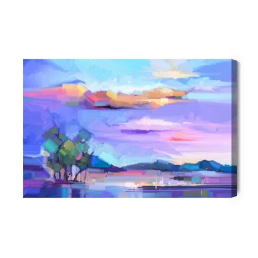 Leinwandbild Die Abstrakte Landschaft