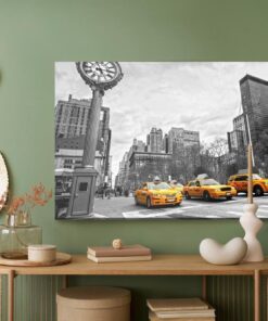 Leinwandbild Gelbe Taxis In New York City