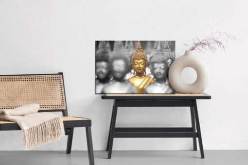 Leinwandbild Goldener Buddha