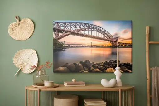Leinwandbild Hell Gate Bridge New York