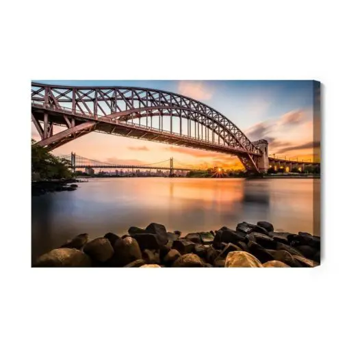Leinwandbild Hell Gate Bridge New York