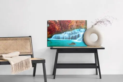 Leinwandbild Herbstwasserfall In Thailand