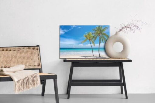 Leinwandbild Insel Im Tropischen Meer