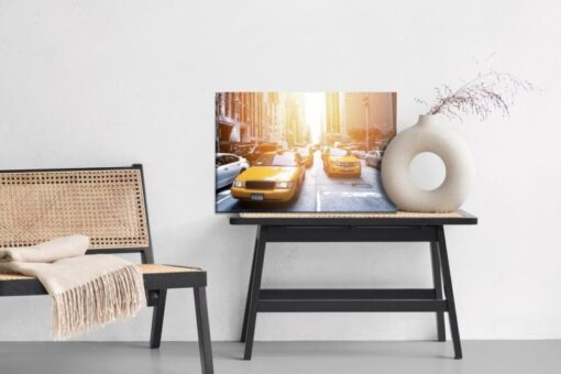 Leinwandbild New Yorker Taxis 3D