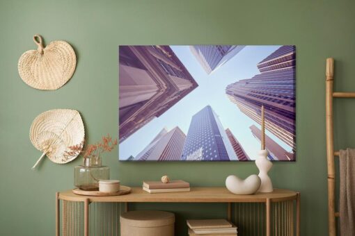 Leinwandbild New Yorker Wolkenkratzer