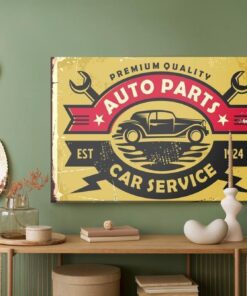 Leinwandbild Oldtimer-Service
