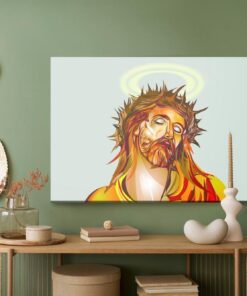 Leinwandbild Porträt Von Christus