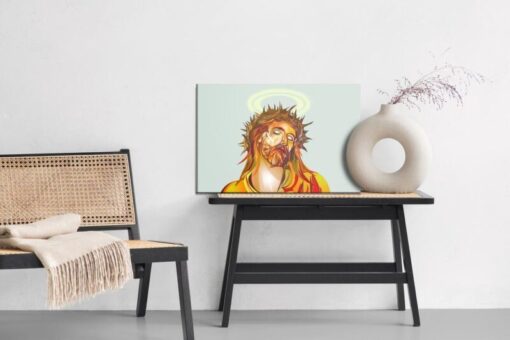 Leinwandbild Porträt Von Christus