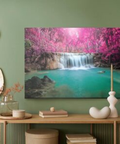 Leinwandbild Schöner Wasserfall In Thailand