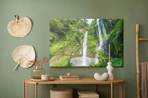 Leinwandbild Sekumpul-Wasserfall Auf Bali