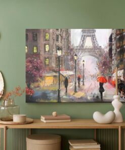 Leinwandbild Straßen Von Paris