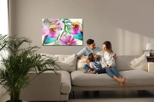 Leinwandbild Tropische Vögel
