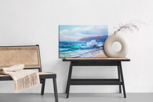 Leinwandbild Tropisches Meer Und Strand