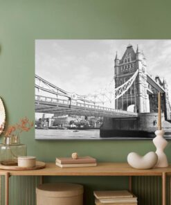 Leinwandbild Turmbrücke 3D