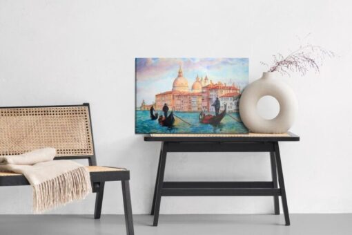 Leinwandbild Venedig Wie Gemalt