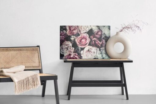 Leinwandbild Vintage Rosenblüten