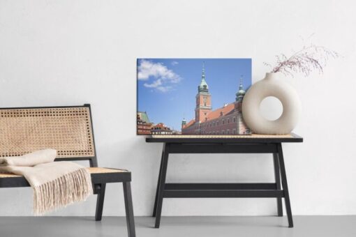 Leinwandbild Warschau An Einem Sonnigen Tag