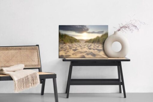 Leinwandbild Weg Zum Meer