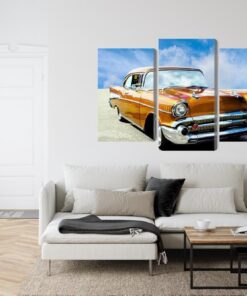 Mehrteiliges Bild Amerikanischer Oldtimer