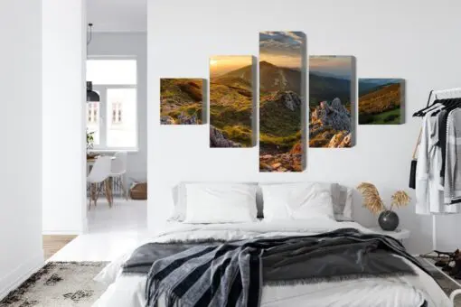 Mehrteiliges Bild Brotberggipfel In Der Slowakei