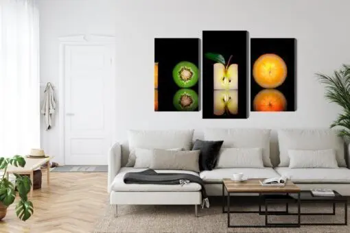 Mehrteiliges Bild Fruchthälften