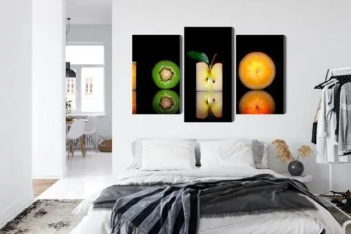 Mehrteiliges Bild Fruchthälften