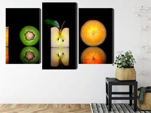 Mehrteiliges Bild Fruchthälften