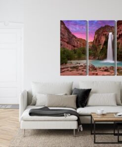 Mehrteiliges Bild Havasupai-Wasserfälle