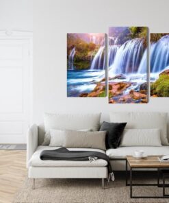 Mehrteiliges Bild Jiulong-Wasserfall In Luoping